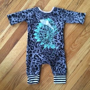 Rags to Raches Headress Romper